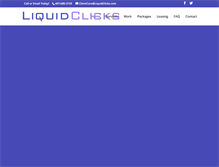 Tablet Screenshot of liquidclicks.com